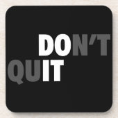 TUN SIE ES (GEBEN SIE NICHT AUF) - Motivierend Untersetzer (Vorderseite)