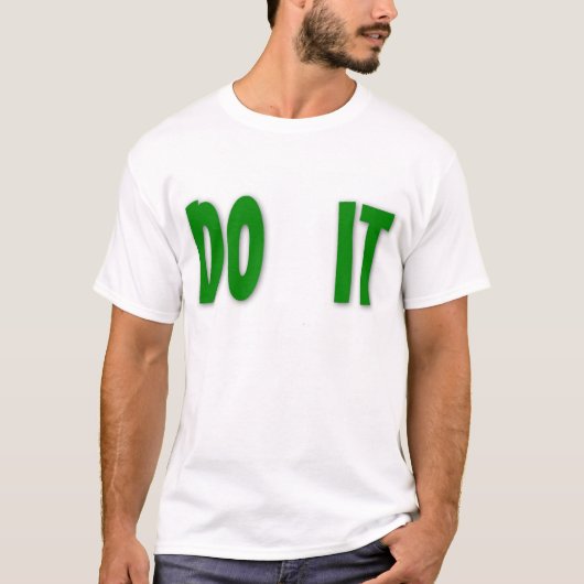 Tun Sie es… Im Holz! T-Shirt (Vorderseite)