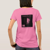 Tun Sie es im Namen der Liebe - rosa T-Shirt (Rückseite)