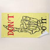 TUN SIE ES KEIN Badetuch (Vorderseite)