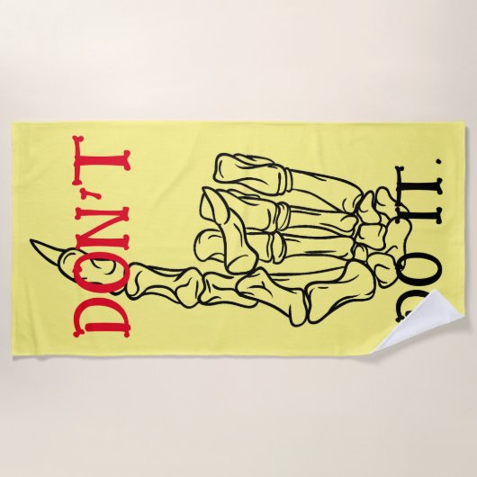 TUN SIE ES KEIN Badetuch (Vorderseite)