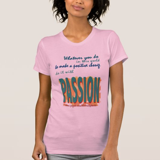 Tun Sie es mit Leidenschafts-T - Shirt (Vorderseite)