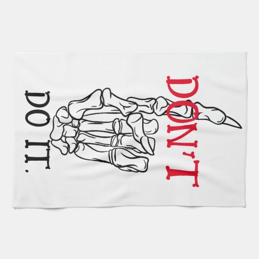 TUN SIE ES NICHT MIT Küchentüchern Geschirrtuch (Horizontal)