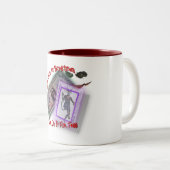 Tun Sie es nie für freies! Zweifarbige Tasse (VorderseiteRechts)