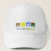 Tun Sie es organisch Truckerkappe (Vorderseite)
