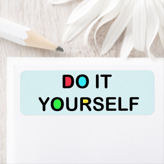 TUN SIE ES SELBST ~ Adresse / Versandkennzeichen 3 (Insitu)