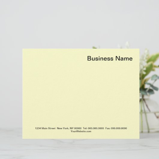 TUN SIE ES SELBST ~ Geschäftsbriefe 8x11 Briefbogen (Stehend Vorderseite)