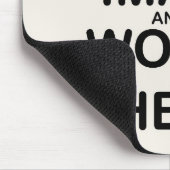 TUN SIE ES SELBST ~ Mousepad (Ecke)