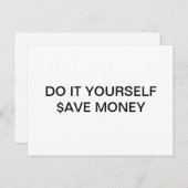 TUN SIE ES SELBST ~ Postcard / Einladungen (Vorne/Hinten)