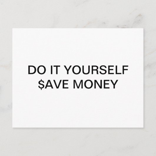 TUN SIE ES SELBST ~ Postcard / Einladungen (Vorderseite)