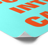 TUN SIE ES SELBST ~ Poster / ÄNDERN ZU EINER LEINW (Ecke)