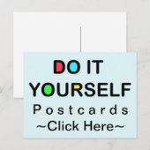 TUN SIE ES SELBST ~ Postkarte (Vorne/Hinten)