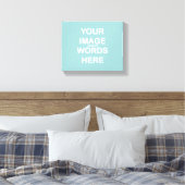 TUN SIE ES SELBST ~ Wrapped Canvas .75" Dick Leinwanddruck (Insitu (Schlafzimmer))