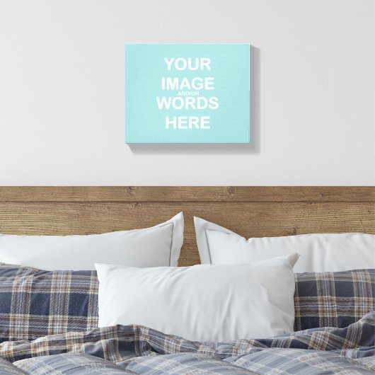 TUN SIE ES SELBST ~ Wrapped Canvas .75" Dick Leinwanddruck (Insitu (Schlafzimmer))