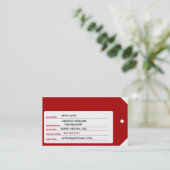 Tun Sie es sich Hilfe Visitenkarte (Stehend Vorderseite)