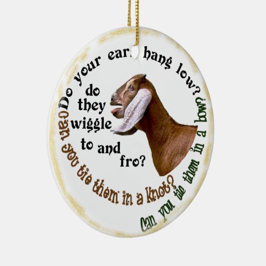 TUN SIE IHRE OHR-FALL-NIEDRIGE KERAMIKORNAMENT (Rechts)