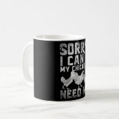 Tun Sie Ihre Sache Hühnerflügel Shirt Lustige Sprü Kaffeetasse (Vorderseite Links)