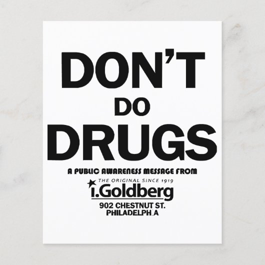 Tun Sie keine Drogen wie im Bernard-Sommer (Vorderseite)