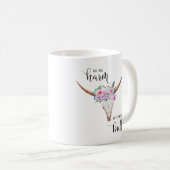 Tun Sie keinen Schaden aber, keinen Stier zu Kaffeetasse (VorderseiteRechts)