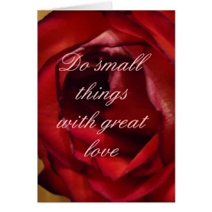 Tun Sie kleine Sachen