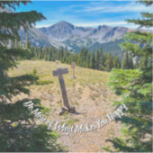 Tun Sie mehr von dem, was Sie glücklich macht Viny Aufkleber (Vorderseite)