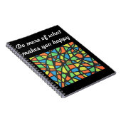 Tun Sie mehr von, was Sie glücklich macht Notizblock (Rechte Seite)