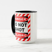 TUN Sie NICHT SCHOSS Tasse (Vorderseite Links)