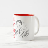 Tun Sie nicht stumm hier Zweifarbige Tasse (VorderseiteRechts)