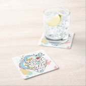 Tun Sie nur, was Ihr Herz Ihnen sagt Rechteckiger Pappuntersetzer (Vor Ort)