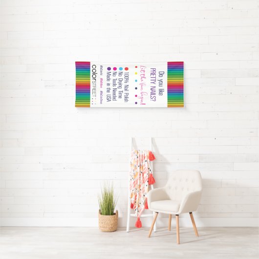 Tun Sie Sie mögen hübsche Nägel - färben Sie Banner (Insitu)