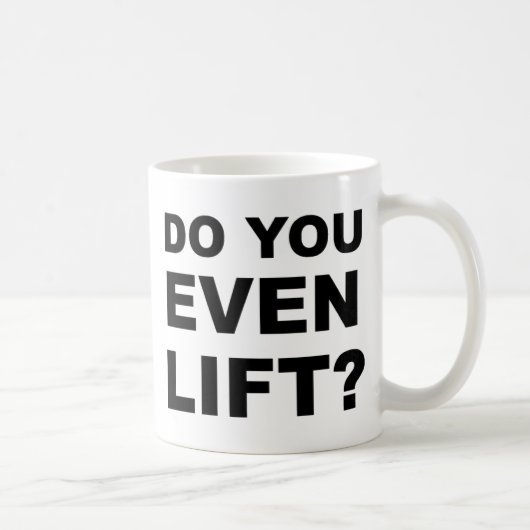 Tun Sie Sie sogar Aufzug Kaffeetasse (Rechts)