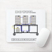 tun Sie Sie Zuhause Brew-Mausunterlage Mousepad (Mit Mouse)