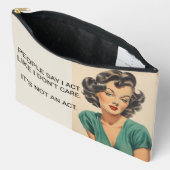 Tun Sie so, als wäre mir das komische Retro-50er-S Zubehörtasche (Offen)