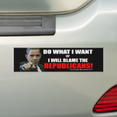 Tun Sie, was ich will, oder ich die Republikaner Autoaufkleber (Auf Auto)