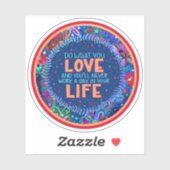 Tun Sie, was Sie als Inspirierend Inspirivity-Aufk Aufkleber (Blatt)