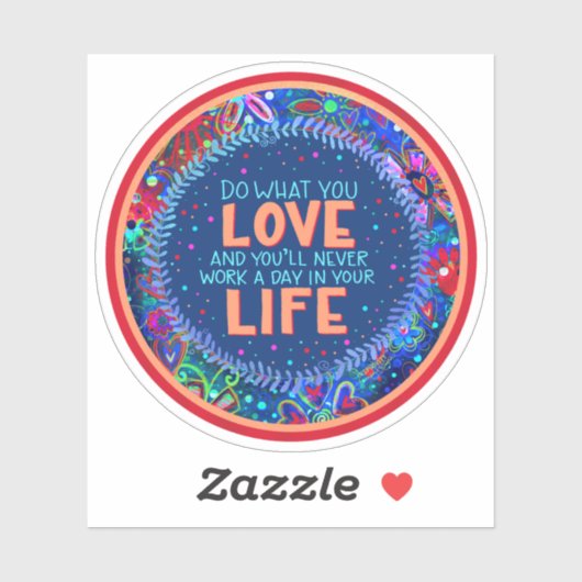 Tun Sie, was Sie als Inspirierend Inspirivity-Aufk Aufkleber (Blatt)