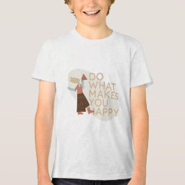 Tun Sie, was Sie glücklich macht Tri-Blend Shirt