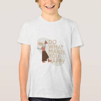 Tun Sie, was Sie glücklich macht Tri-Blend Shirt