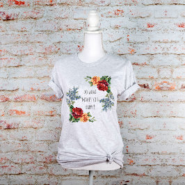 Tun Sie, was Sie glücklich macht, Vintage Aquarell T-Shirt