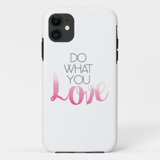 Tun Sie, was Sie Liebe 2 Case-Mate iPhone Hülle (Rückseite)