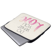 Tun Sie, was Sie Liebe 2 Laptopschutzhülle (Vorne Knopf)