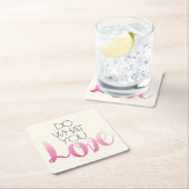 Tun Sie, was Sie Liebe 2 Rechteckiger Pappuntersetzer (Vor Ort)