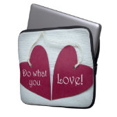 Tun Sie, was Sie Liebe 3 Laptopschutzhülle (Vorderseite Links)