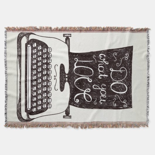 Tun Sie, was Sie Liebe Decke (Vorderseite)