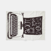 Tun Sie, was Sie Liebe Fleecedecke (Vorderseite (Horizontal))