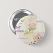 Tun Sie, was Sie Liebe - Girly rosa u. Button (Vorne & Hinten)
