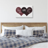 Tun Sie, was Sie Liebe Leinwanddruck (Insitu (Schlafzimmer))