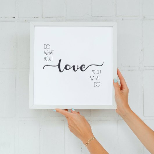 Tun Sie, was Sie Liebe Liebe, was Sie moderne Deko