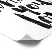 Tun Sie, was Sie Liebe Poster (Ecke)