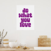 Tun Sie, was Sie Liebe Poster (Küche)